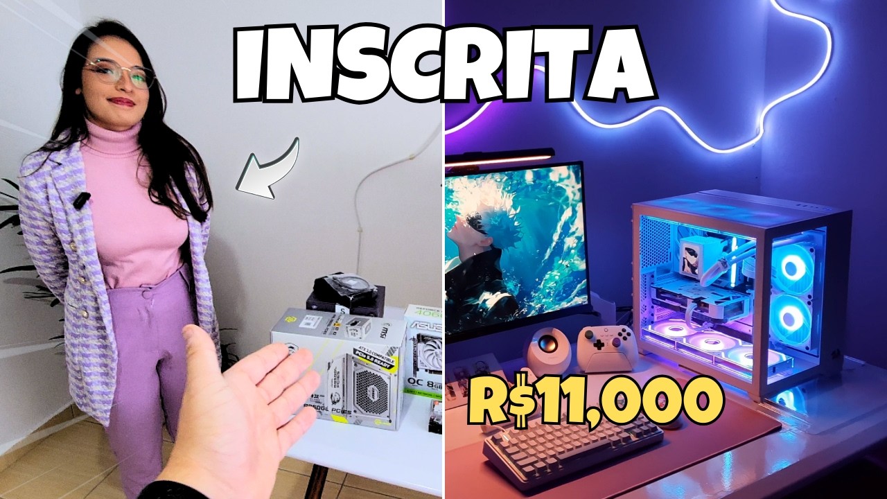 MONTEI O SETUP DE UM INSCRITO!