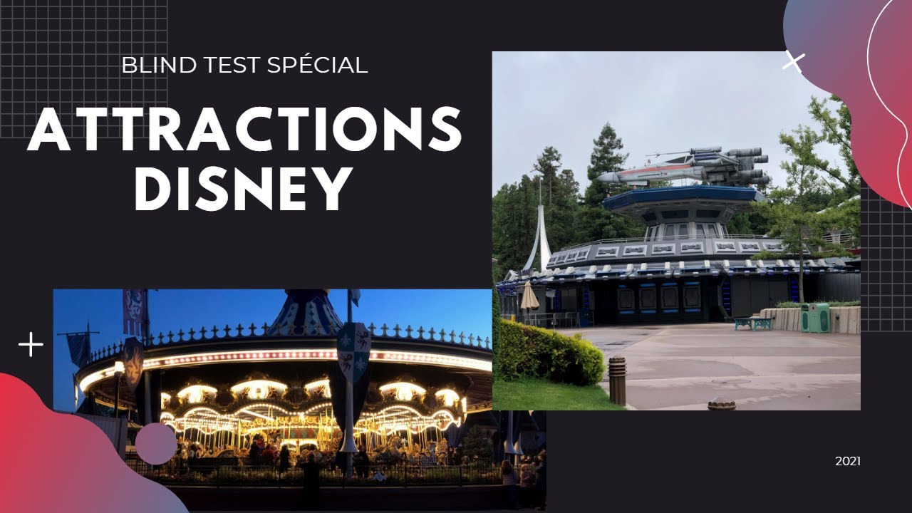 BLIND TEST ATTRACTIONS DISNEY