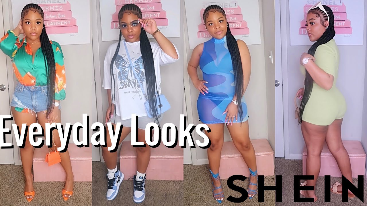 HUGE SHEIN HAUL 💕💅🏽 ( Basics , Everyday Looks )