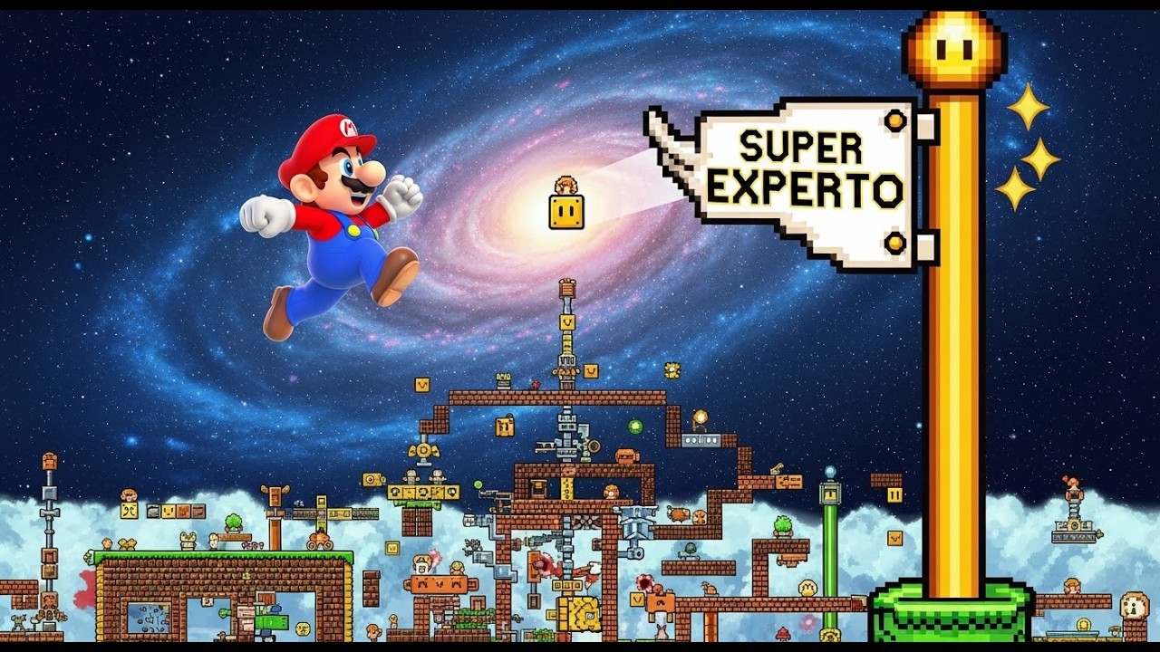 Record SUPER EXPERTO NO SKIP! | Super Mario Maker 2