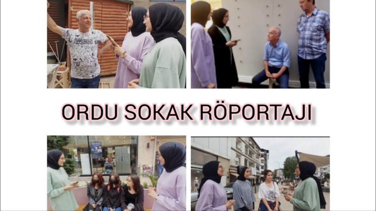 ORDU'DA SOKAK RÖPORTAJI YAPTIK/ SORU-CEVAP/ #ordu #sokakröportajları