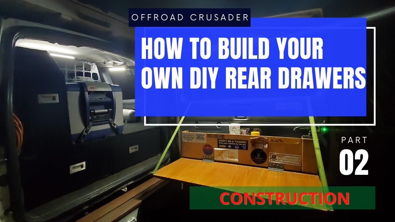 How to build your own rear drawers Part 2 | Construction Tips & Tricks | Home DIY projects