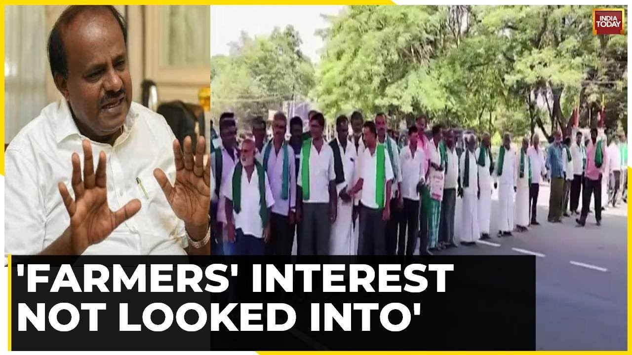 HD Kumaraswamy On Farmers Protesting In Mandya Over Water: 'Farmers' Interest Not Looked Into'