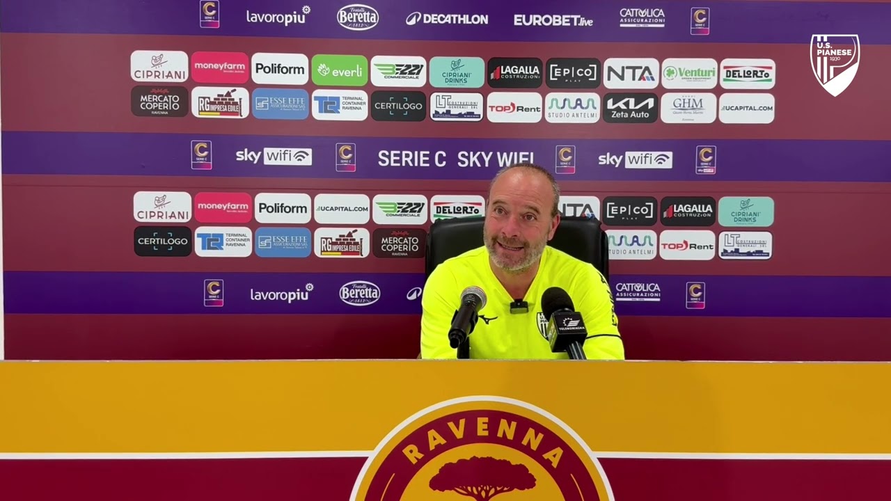 Post partita Ravenna - Pianese | Mister Alessandro Birindelli