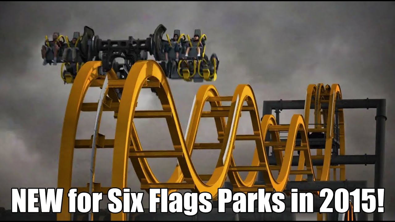 NEW for Six Flags Theme Parks in 2015!
