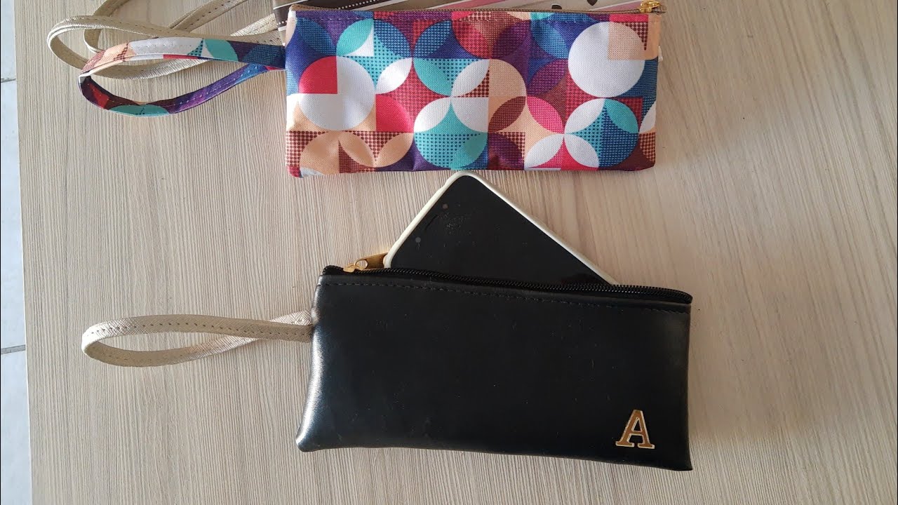 Porta Celular slim  , reaproveitando sintéticos ,  super fácil !