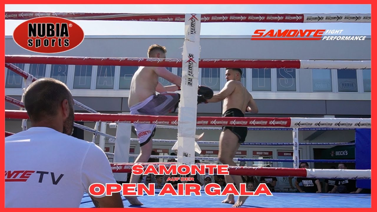SAMONTE auf der OPEN AIR GALA | NUBIA SPORTS #mma #sport #boxing