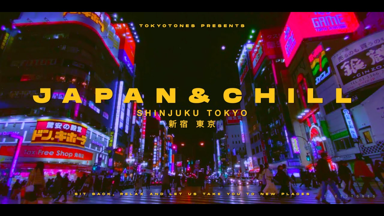 [4K] 🌃 ＪＡＰＡＮ ＆ ＣＨＩＬＬ (新宿) SHINJUKU | rainy neon lofi japanese vibes - part 2