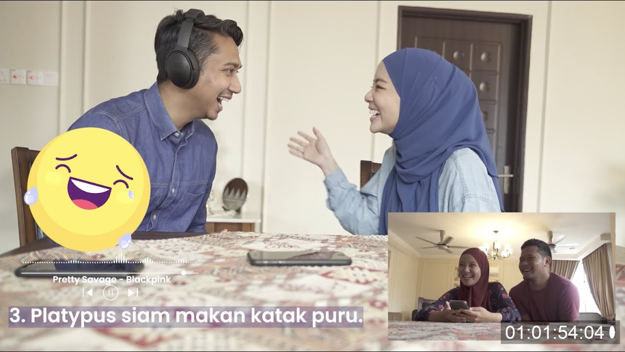 WHISPER CHALLENGE 😵 🎧 🎵 Wan Emir & Mira Filzah ❤️💛 vs Boco & Aina