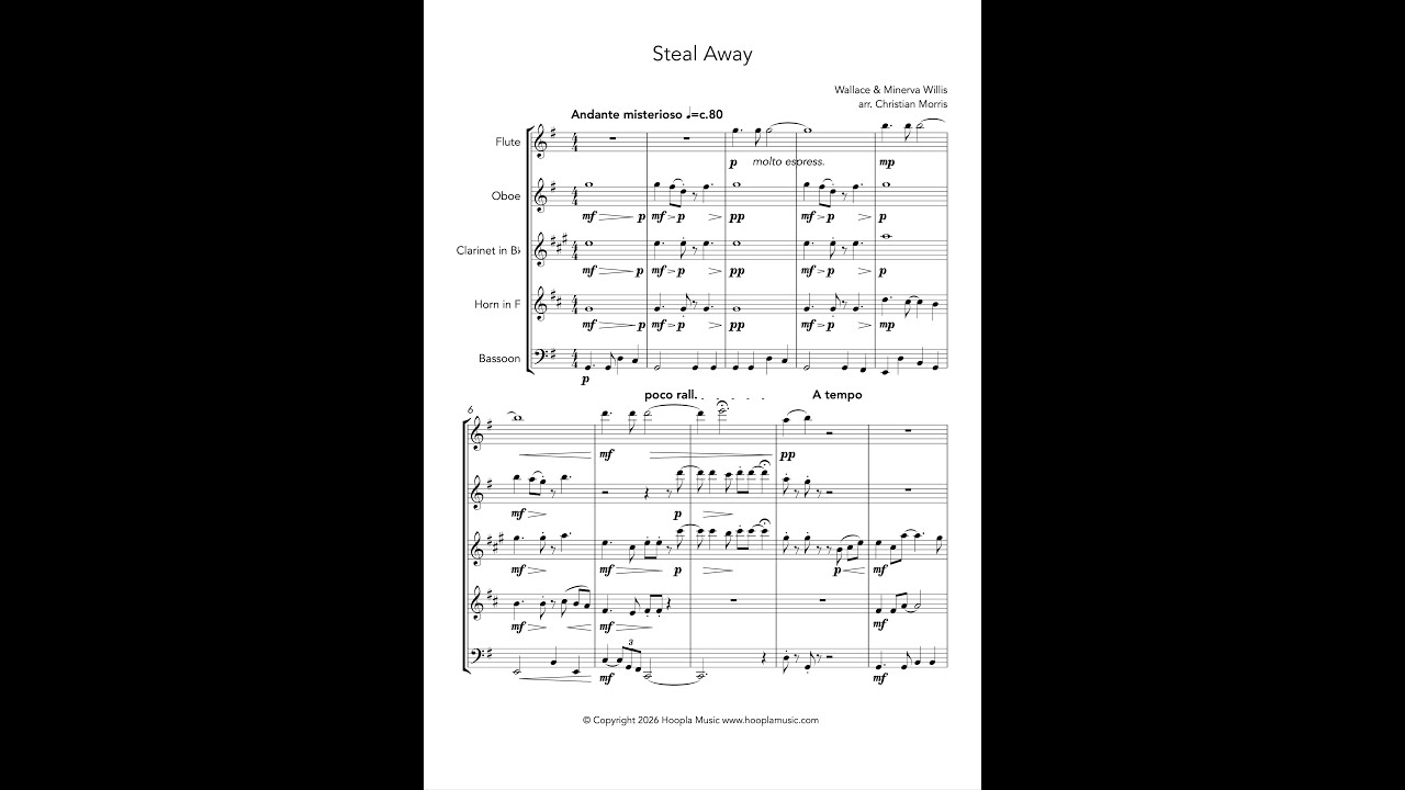 Steal Away (Wind Quintet)