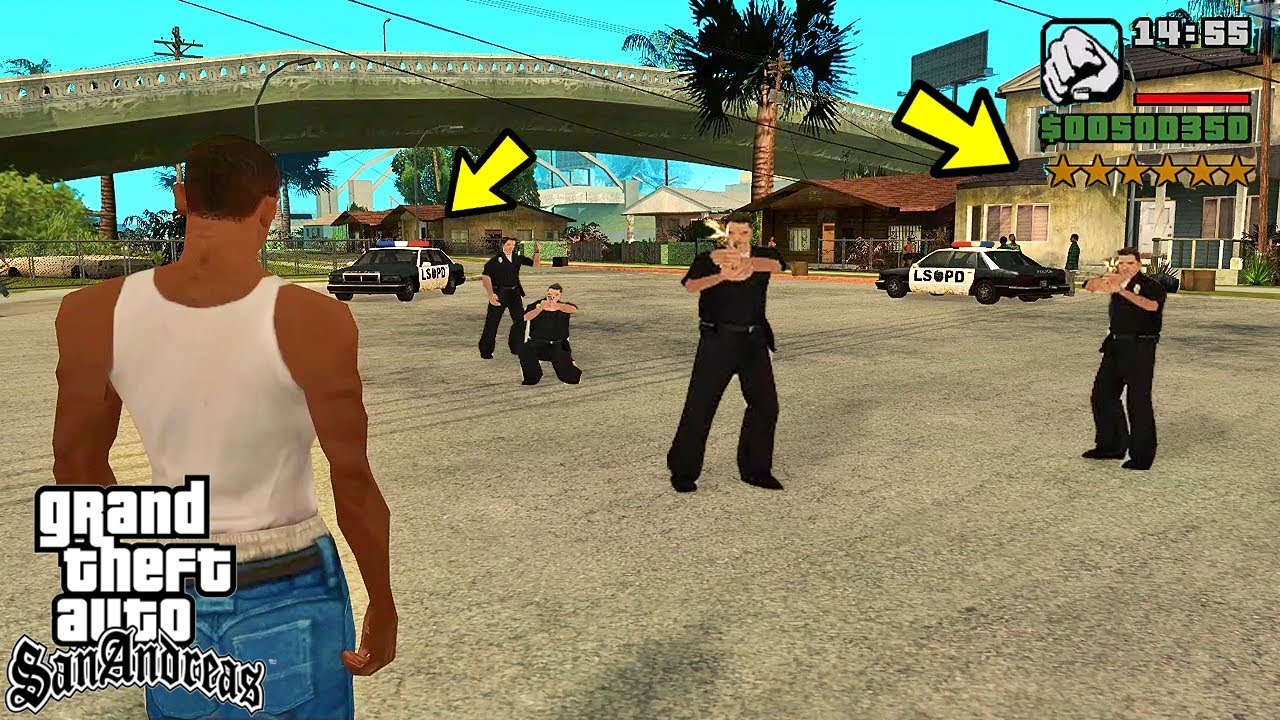 Куда уезжает полиция в GTA San Andreas?