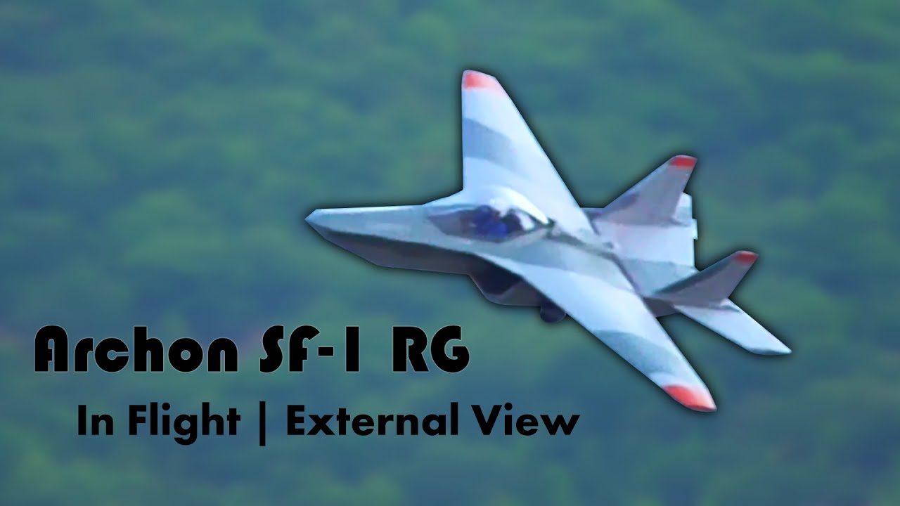 Homemade Stealth? - Archon SF-1 RG in Flight [Kitplane Light Sport Aircraft]