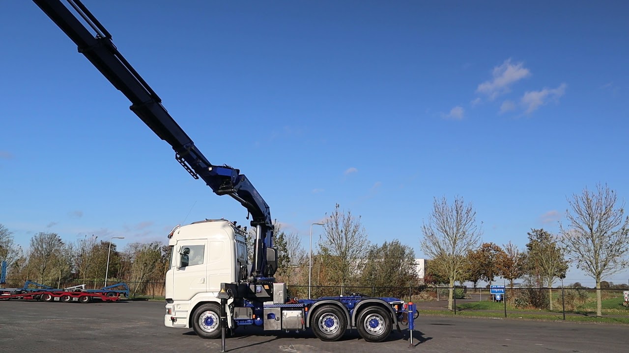 Scania R580 6x2 with HMF 5020 K6+ JIB / 2017 / REF 111074