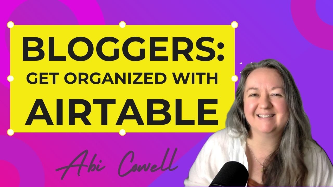 How to Use AirTable to Organize Blog Posts for Bloggers - Create Basic Tables from Scratch with Me