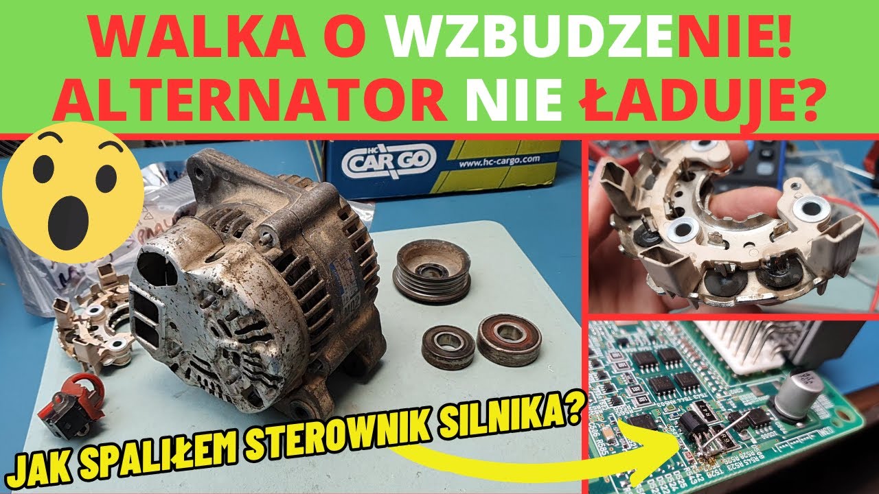 Alternator nie ładuje - przyczyny? Brak wzbudzenia +jak czytać schematy elektryczne? Daihatsu Sirion