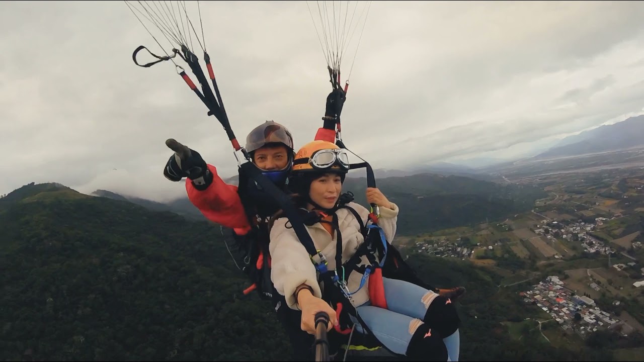 First time paragliding in my life! (Luye, Taitung, Taiwan)
