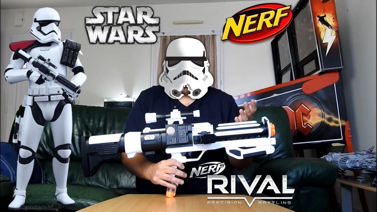 NERF RIVAL STAR WARS STORMTROOPER test et présentation en français FR