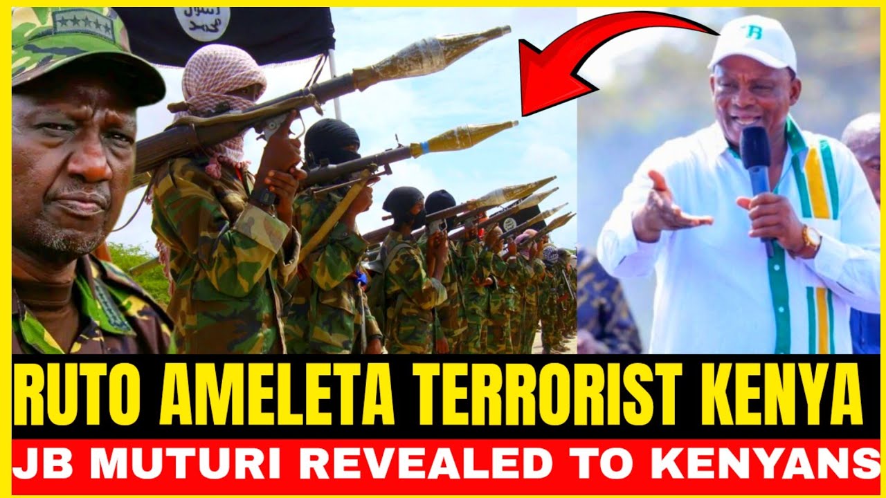 RUTO AMELETA TERRORIST KENYA!!FURIOUS JB MUTURI EXPOSED 