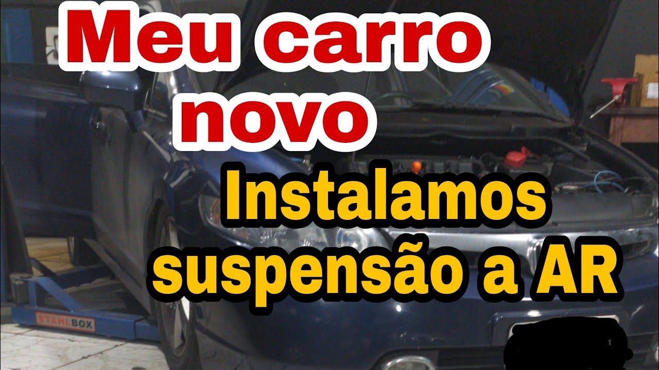 Instalamos suspensão a ar * Dica do coxinho do Honda Civic
