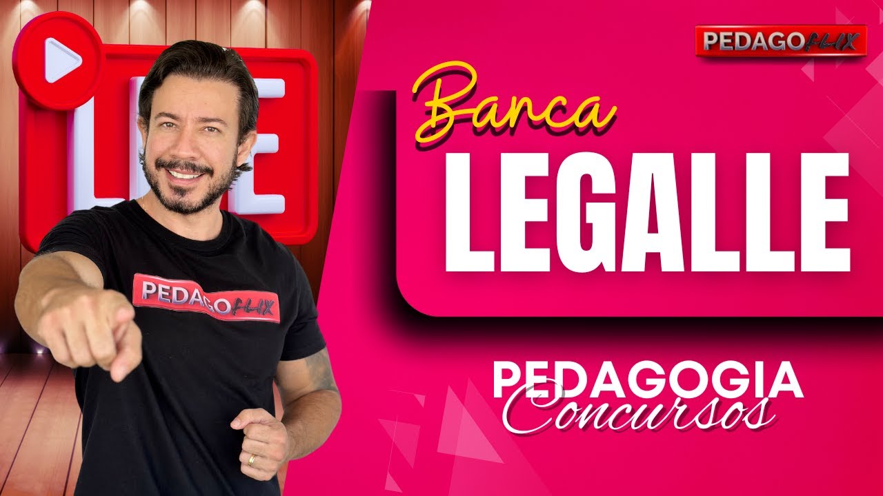 🔴Ao vivo: Resolvendo Questões da Banca LEGALLE!