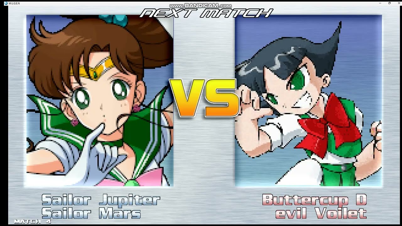 Jupiter And Mars Team Arcade | Sailor Moon | M.U.G.E.N