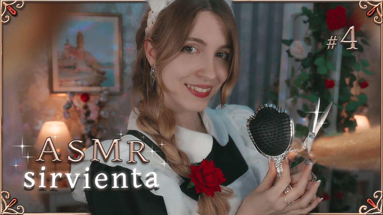 ASMR ROYAL MAID 4 👑 Стрижка для наследной принцессы на трон ✂️ 🥀【Личное внимание】