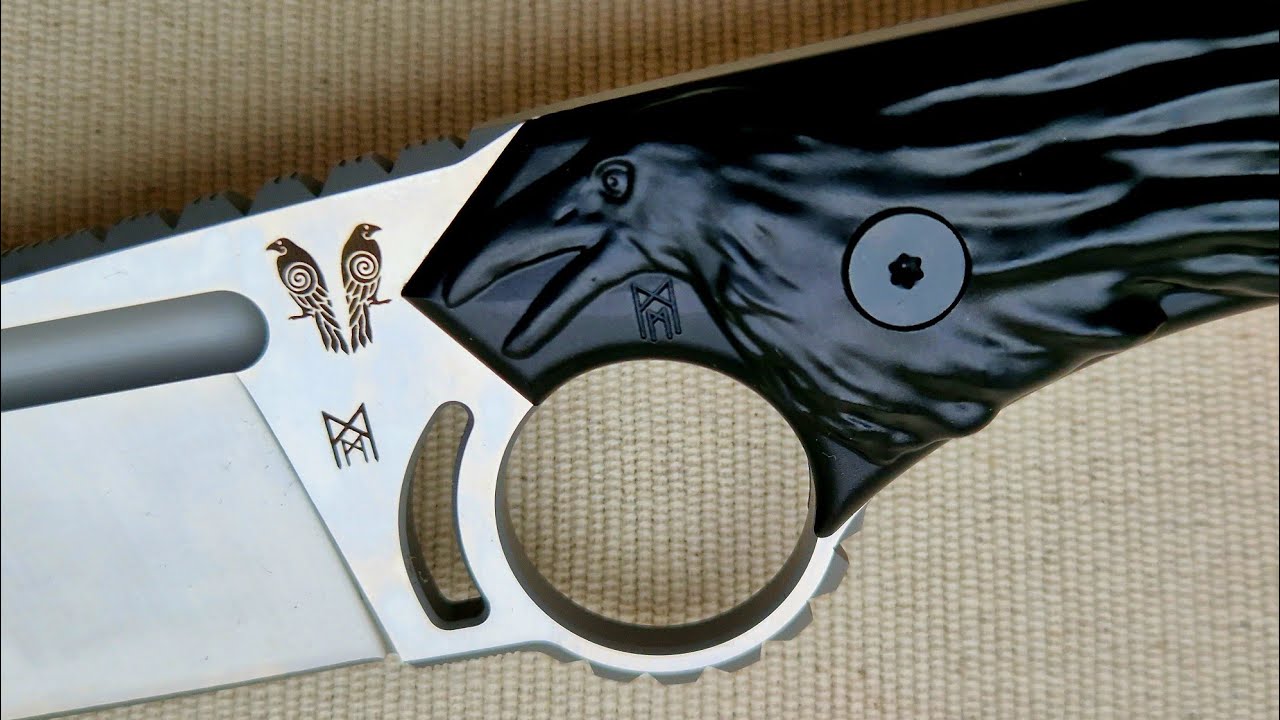 ЧЁРНЫЙ ВОРОН. Нож HUGIN V2 / MUNIN V2 Midgards Messer