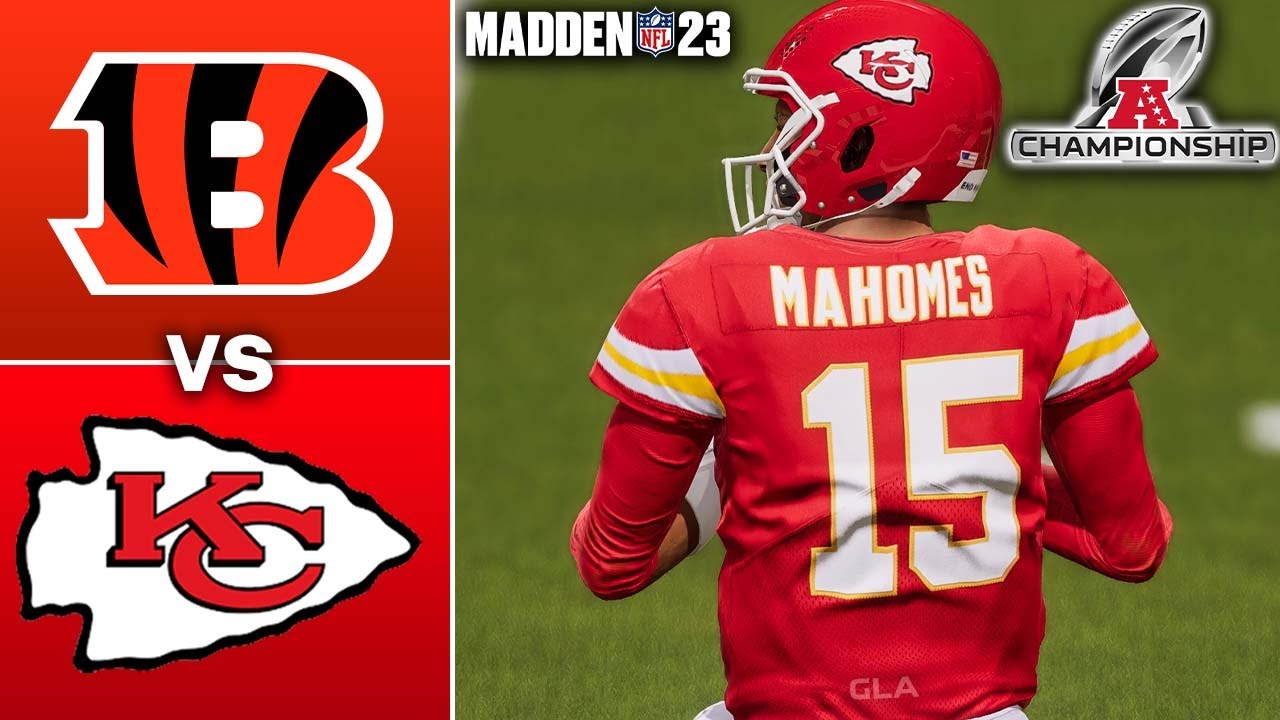 Bengals vs. Chiefs AFC Championship Simulation | NFL Playoffs | Madden 23 Gameplay PS5