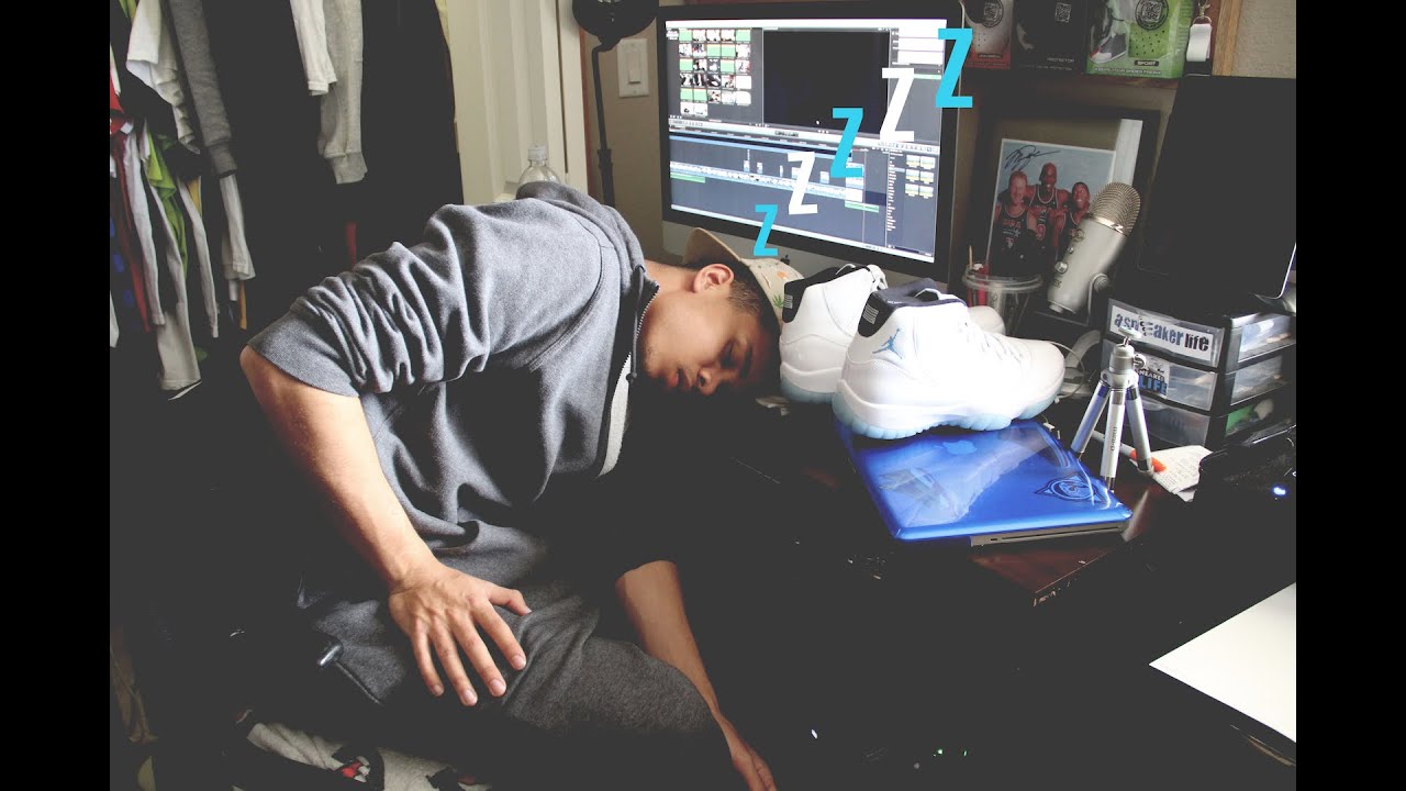 Air Jordan 11 Legend Blue Vlog #TeamNoSleep