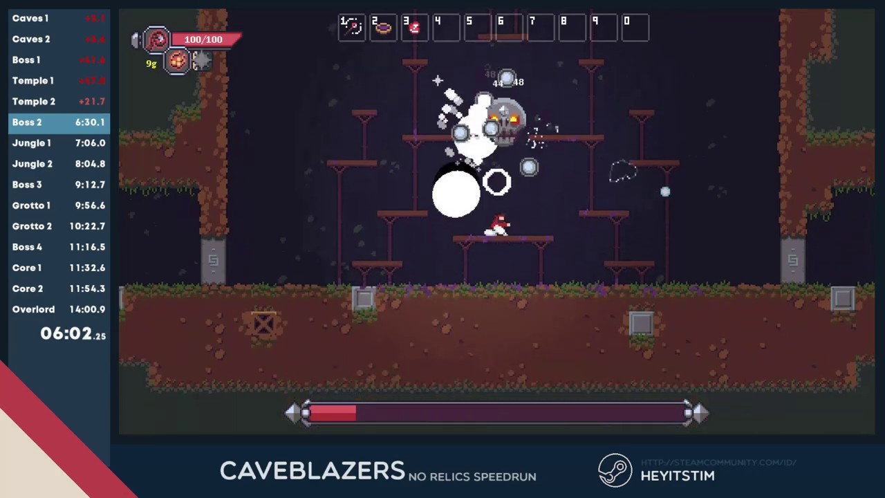 [Old WR] 12:59 Caveblazers: No Relic Speedrun