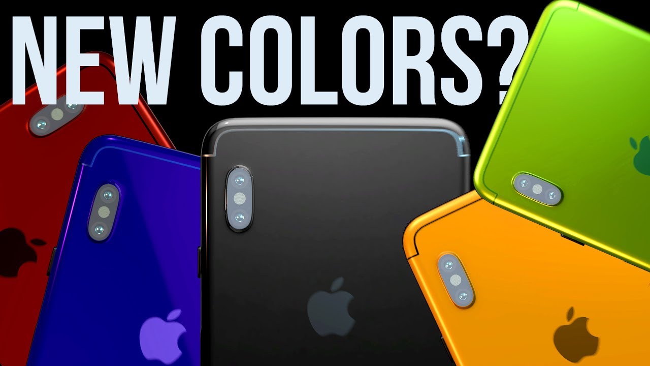 iPhone 8 - WILL BE THESE THE NEW COLORS?