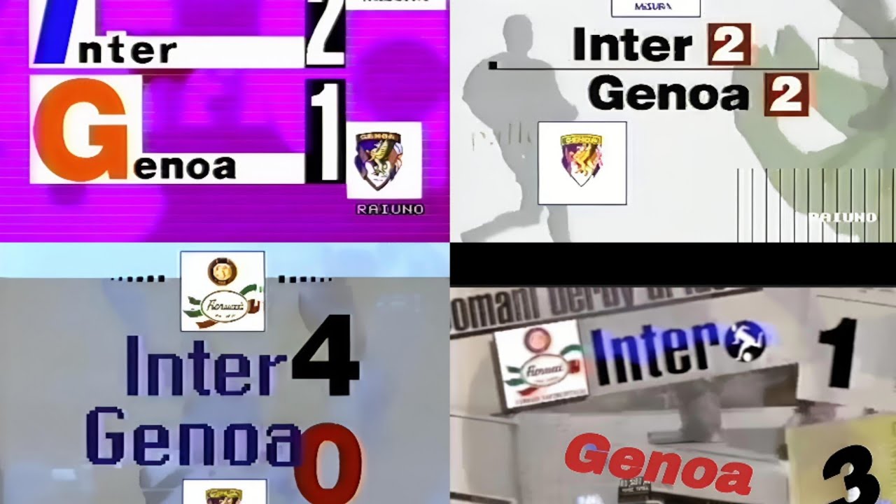 Inter-Genoa anni '90 - Domenica Sportiva 
