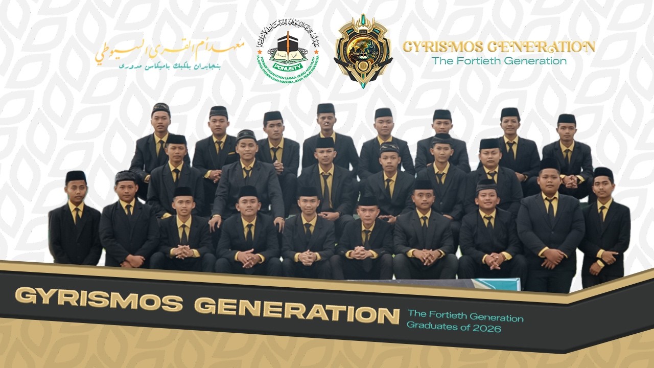 Para Santri Kelas Akhir MUT Putra Lulusan XXXIV