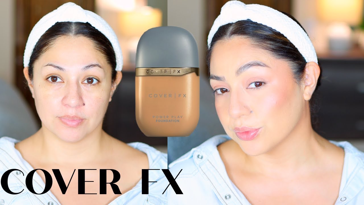 LOOKING FOR A NEW SOFT MATTE FOUNDATION? COVER FX  POWDER PLAY FOUNDATION || WEAR TEST!