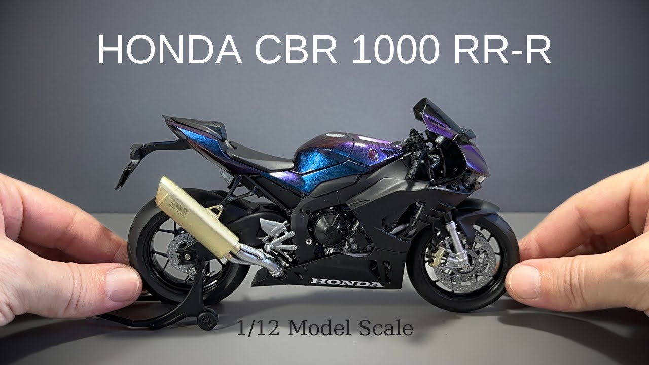 Building The Blue Chameleon Honda CBR 1000RR-R Fireblade 1/12 SBK Series: a Tadao Baba Design