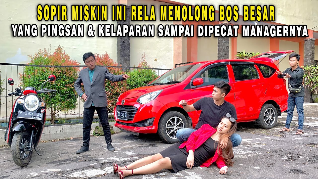 SOPIR INI IKHLAS MENOLONG BOS BESAR YANG PINGSAN & KELAPARAN SAMPAI DIPECAT OLEH MANAGER SOMBONG !!