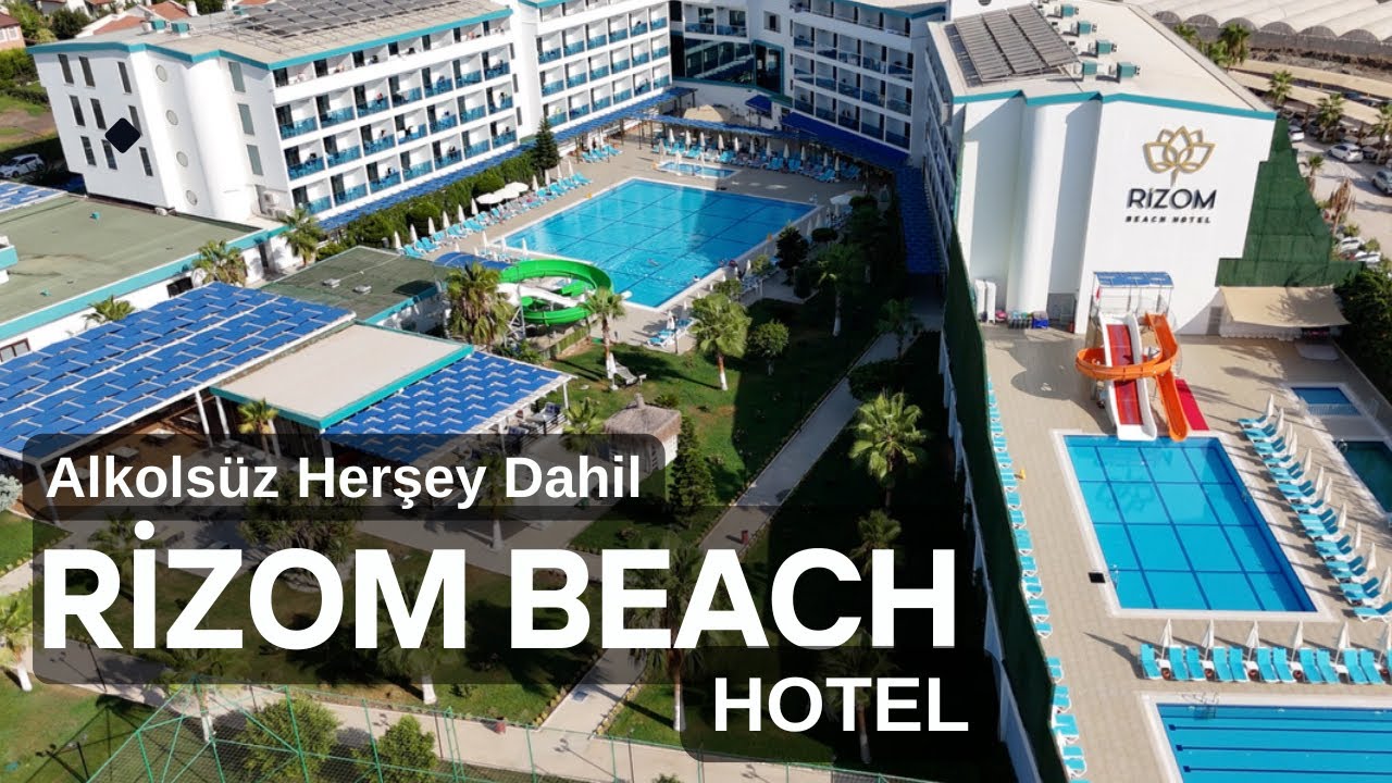 Rizom Beach Hotel Kumluca.  Alkolsüz herşey dahil ve kadınlara özel ayrı havuzları ile..