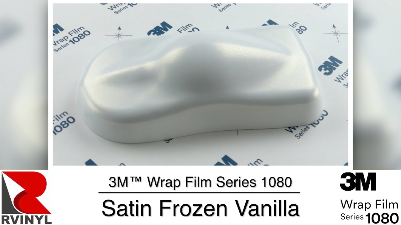 3M™ Wrap Film Series 1080 - Satin Frozen Vanilla SP240 Vinyl