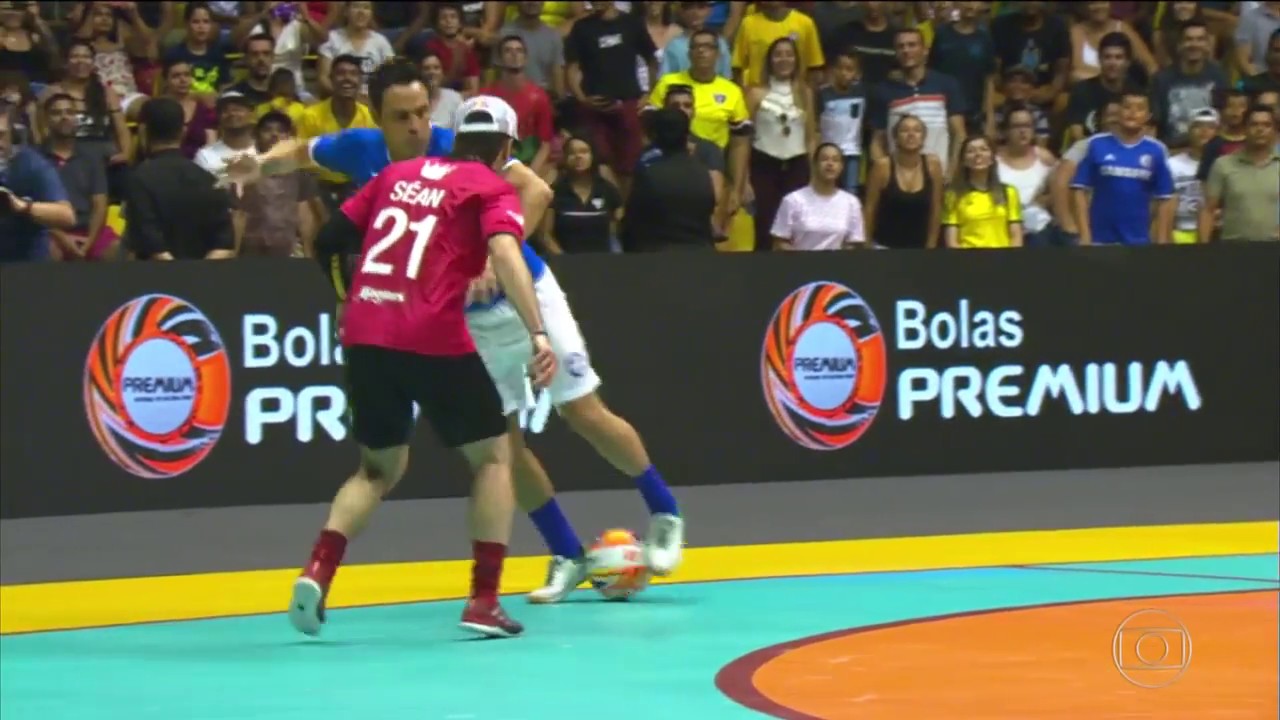 Desafio Reis do Drible 2017 | 1º Tempo |  Reis do Brasil 29 X 15 Reis do Mundo