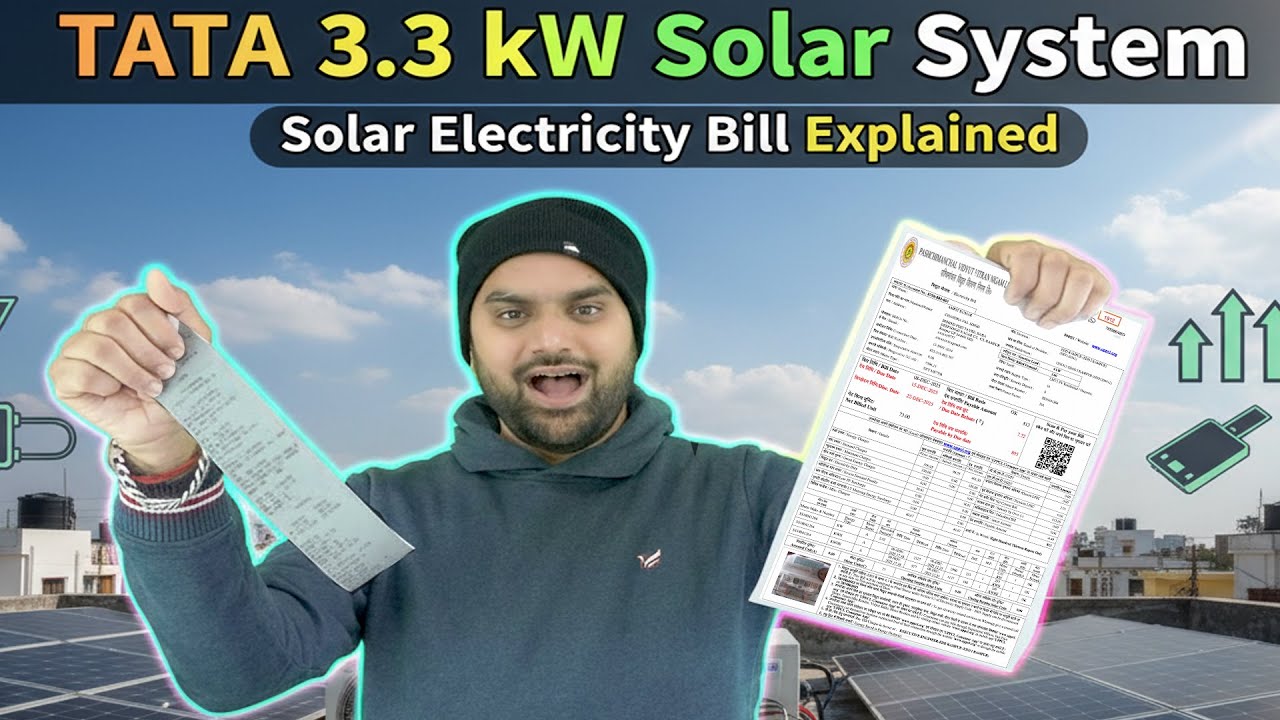 How to Read Your Solar Electricity Bill & Calculate Savings (Net Metering Explained)