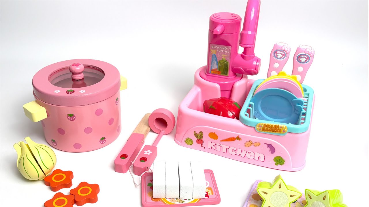 Toy Kitchen Sukiyaki Set 🍲 | Calm ASMR Unboxing & Cooking