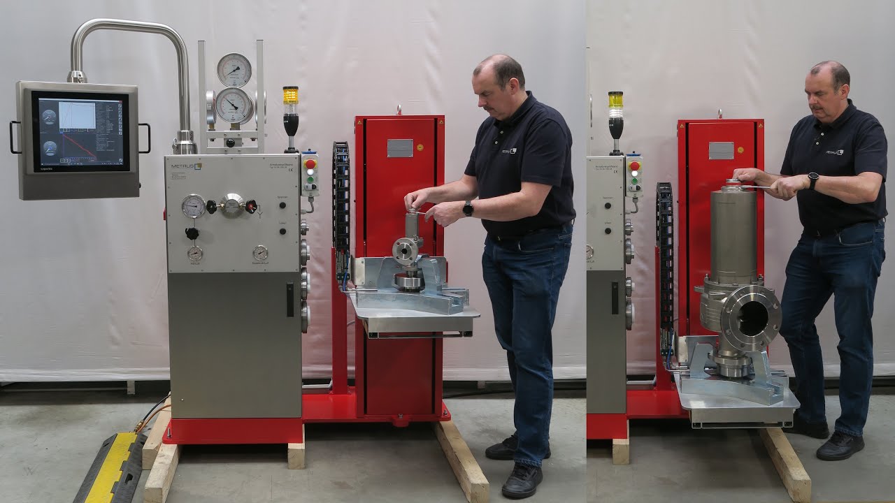 How to use the METRUS safety valve test bench SV 36/150 Lift