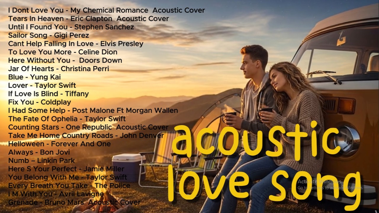 Beautiful Acoustic cover 2026 💕| Chill Love Songs Acoustic Cover