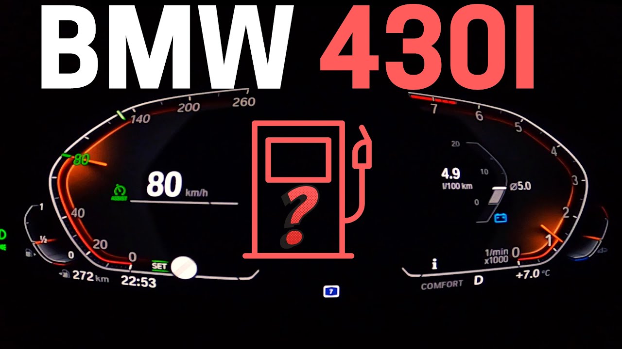 BMW 430i xDrive Convertible 245 HP G23 ⛽ FUEL CONSUMPTION TEST