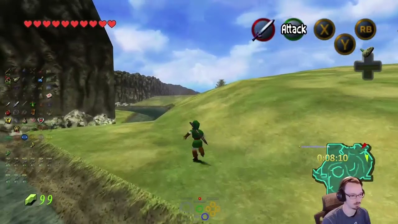 No Hit Ocarina of Time Randomizer - Attempt 42