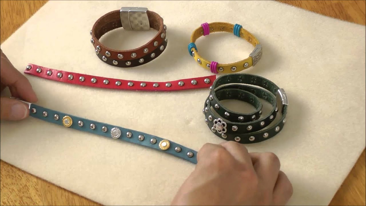 Antelope Beads - Studded Flat Leather Overview and Design Tips