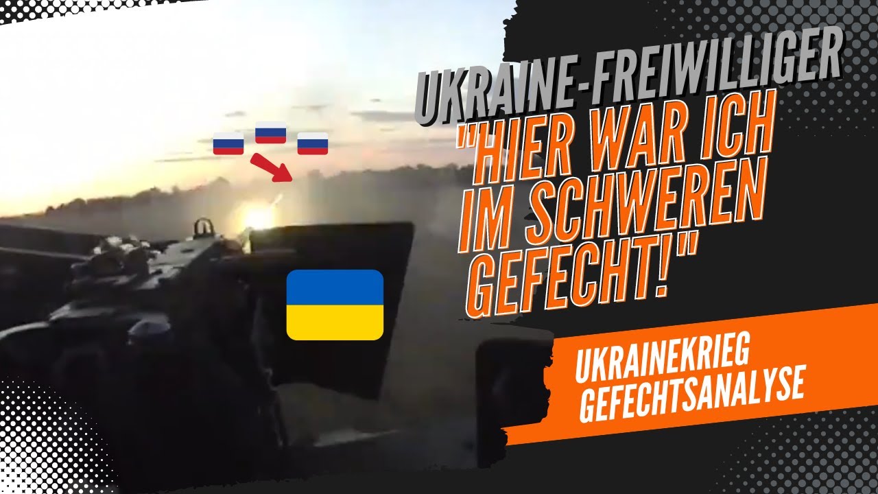 Gefechtsanalyse: Ukraine-Freiwilliger Jonas Kratzenberg bespricht K&auml;mpfe seiner Einheit.