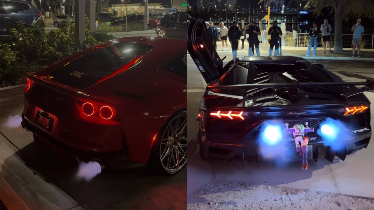 straight piped 812 and gintani svj TERRORIZE streets of florida…