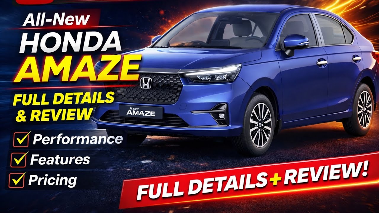 Honda amaze 2026 full details and review in Hindi #honda #viral#viralvedio #aan honda #amaze #rajkot