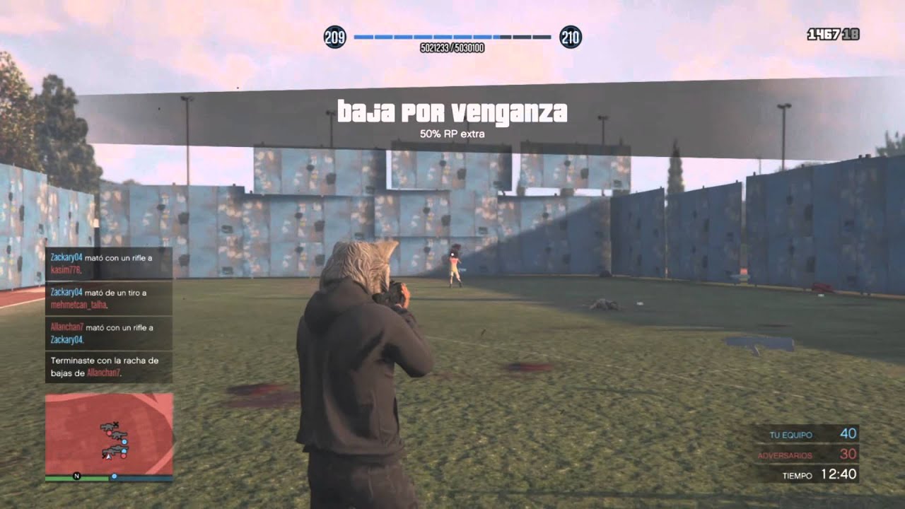PS4/GTA ONLINE/70M $$ 1M RP/PARTIDA A MUERTE/GTA V